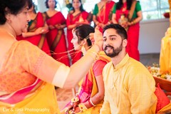 Groom and his Maharani during the pre-wedding celebrations Groom and his Maharani during the pre-wedding celebrations