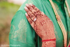 Maharani's hand on the groom shoulder Maharani's hand on the groom shoulder