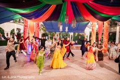 Indian relatives dancing at the Sangeet Indian relatives dancing at the Sangeet