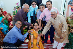 Maharani with male Indian relatives posing for picture. Maharani with male Indian relatives posing for picture.