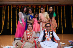 Indian family posing for picture. Indian family posing for picture.
