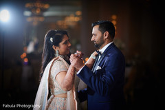 Maharani and Raja with reception clothes dancing. Maharani and Raja with reception clothes dancing.