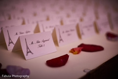 Cards with the names of the Indian guests. Cards with the names of the Indian guests.