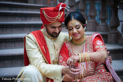 Indian couple in a tender photo shoot. Indian couple in a tender photo shoot.