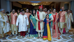 Indian groom Barat picture with Indian family. Indian groom Barat picture with Indian family.