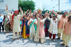Indian groom during Baraat parade. Indian groom during Baraat parade.