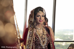 Indian bride wearing her golden ceremony jewelry. Indian bride wearing her golden ceremony jewelry.