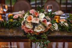 Peach, white and lite pink roses for Indian wedding table decoration. Peach, white and lite pink roses for Indian wedding table decoration.