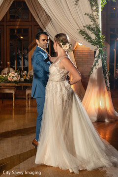Indian wedding reception first dance photography. Indian wedding reception first dance photography.