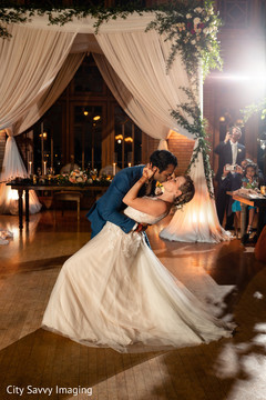 Magical Indian bride and groom's first dance. Magical Indian bride and groom's first dance.