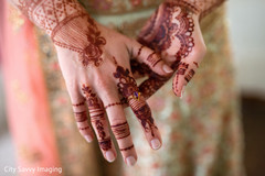 Intricate Indian bridal brown mehndi art. Intricate Indian bridal brown mehndi art.