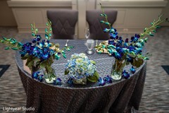 Indian chinese bride and groom's reception table decor. Indian chinese bride and groom's reception table decor.