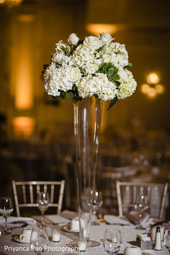 Flower decoration used as table center. Flower decoration used as table center.