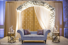 Sofa decorated for Indian couple. Sofa decorated for Indian couple.
