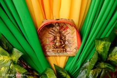A figure of Ganesha in the Indian decoration A figure of Ganesha in the Indian decoration