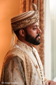 Indian groom ready for the big moment. Indian groom ready for the big moment.