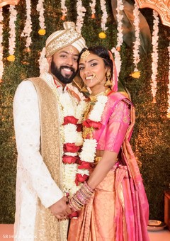 Maharani and rajah posing on their wedding ceremony outfits. Maharani and rajah posing on their wedding ceremony outfits.