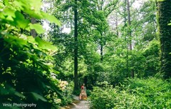 Indian bride surrounded by nature Indian bride surrounded by nature
