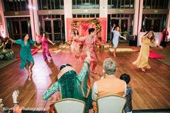 Indian couple looking at the dance performance. Indian couple looking at the dance performance.