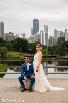 Indian couple on their Christian wedding outfits. Indian couple on their Christian wedding outfits.
