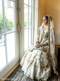Indian bride ready for her wedding ceremony. Indian bride ready for her wedding ceremony.
