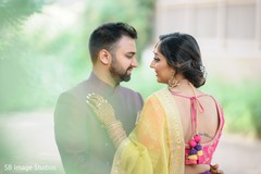 Indian bride and groom dreamy photography. Indian bride and groom dreamy photography.