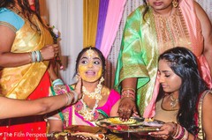 Moments of the Haldi ceremony with Maharanis Moments of the Haldi ceremony with Maharanis