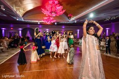 Indian bride on her light pink reception lehenga. Indian bride on her light pink reception lehenga.