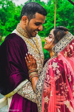 Indian couple posing for pictures. Indian couple posing for pictures.