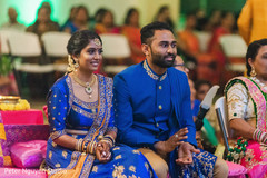 Maharani and Indian groom watching a show Maharani and Indian groom watching a show