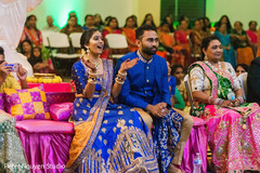 Maharani and Indian groom enjoying the show Maharani and Indian groom enjoying the show