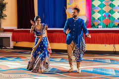 Maharani and Indian groom dancing in sync Maharani and Indian groom dancing in sync
