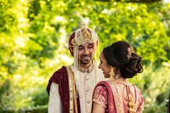 Indian groom staring at the Maharani outside. Indian groom staring at the Maharani outside.