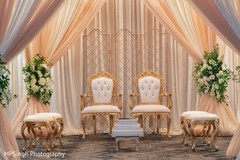 Indian wedding ceremony mandap seats. Indian wedding ceremony mandap seats.