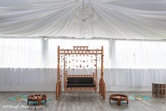 Indian wedding bronze swing seat decoration. Indian wedding bronze swing seat decoration.