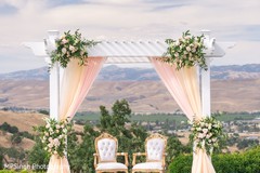 Indian wedding ceremony mandap flowers decorations. Indian wedding ceremony mandap flowers decorations.