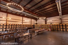Indian wedding table setup at winery. Indian wedding table setup at winery.