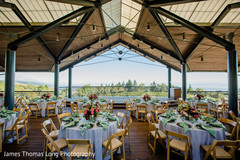 Table setup details at the Indian wedding venue. Table setup details at the Indian wedding venue.