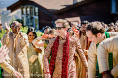 Indian groom during baraat. Indian groom during baraat.