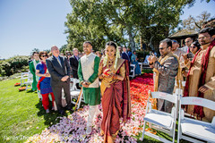 Indian bride entering the Indian wedding ceremony. Indian bride entering the Indian wedding ceremony.