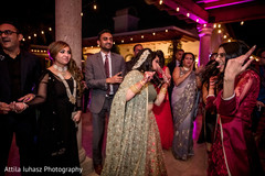 Maharani enjoying the reception party with the guests. Maharani enjoying the reception party with the guests.