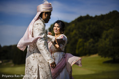 Maharani and Indian groom wearing the traditional outfits. Maharani and Indian groom wearing the traditional outfits.