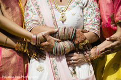 Maharani's jewelry and mehndi design details. Maharani's jewelry and mehndi design details.
