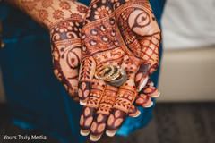 Maharani showing her rings and henna stained hands Maharani showing her rings and henna stained hands
