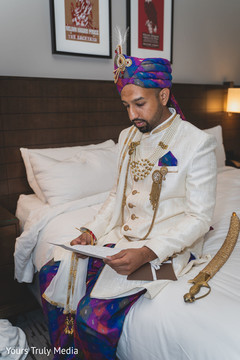 Indian groom ready for the wedding ceremony Indian groom ready for the wedding ceremony