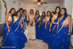 Maharani and her bridesmaids on a waiting room Maharani and her bridesmaids on a waiting room