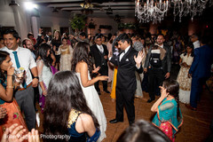 Upbeat Indian wedding reception party. Upbeat Indian wedding reception party.