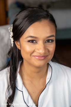Maharani with her natural look makeup. Maharani with her natural look makeup.