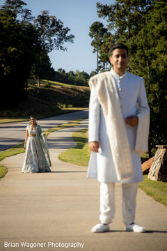 Sweet Indian bride about to meet the groom. Sweet Indian bride about to meet the groom.