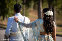 Maharani surprising the groom. Maharani surprising the groom.